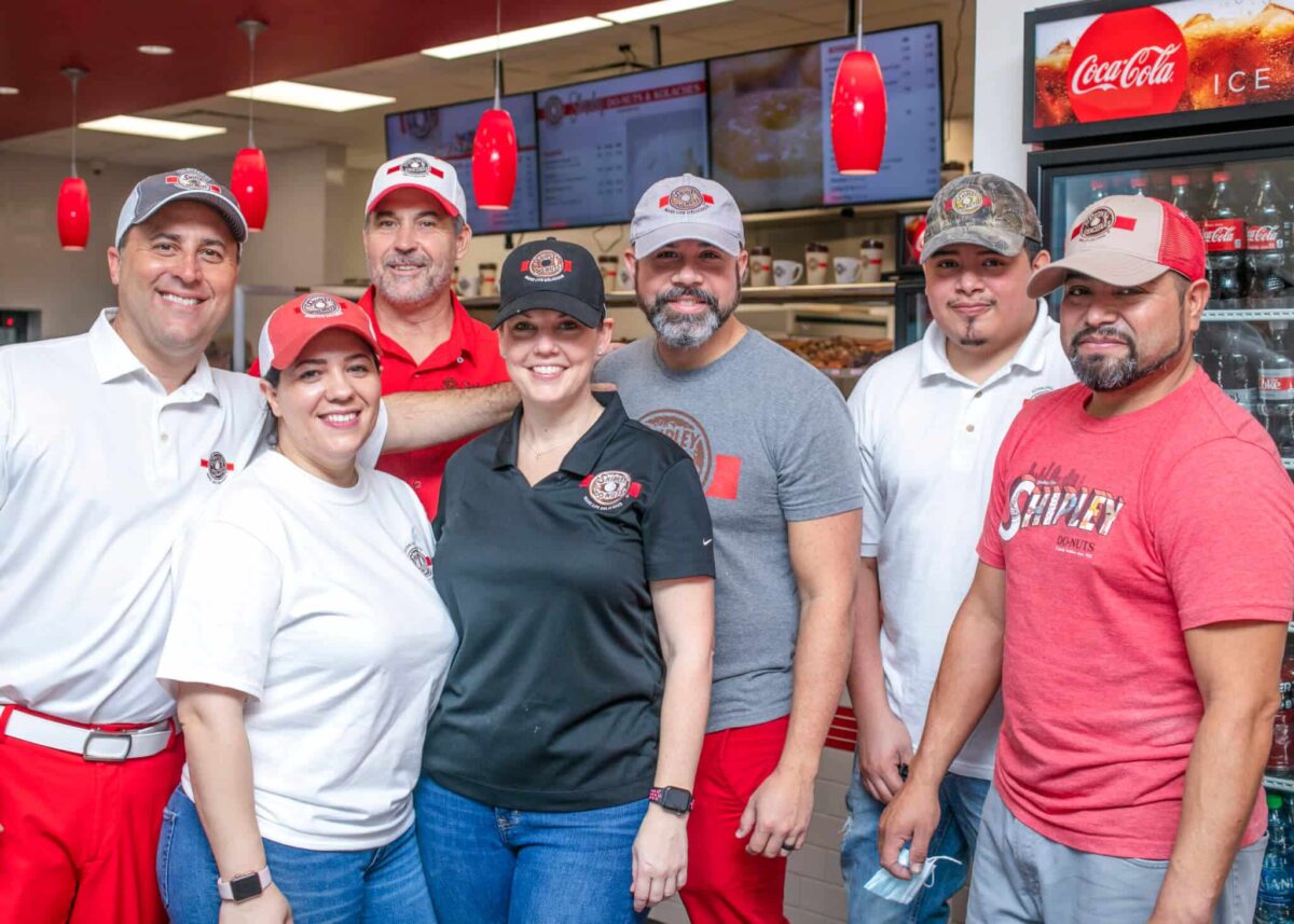 Shipley Franchise owner with team