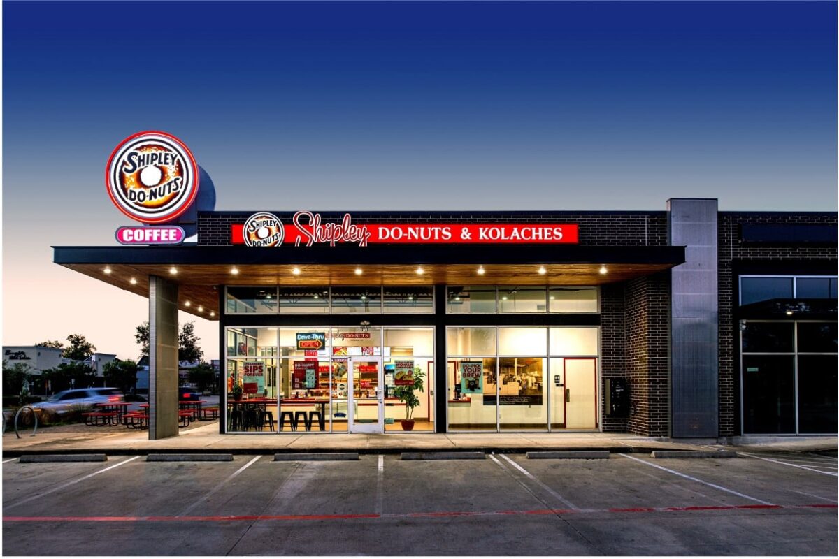 Exterior image of a Shipley Do-Nuts franchise location Shipley Do-Nuts Record Growth in 2024
